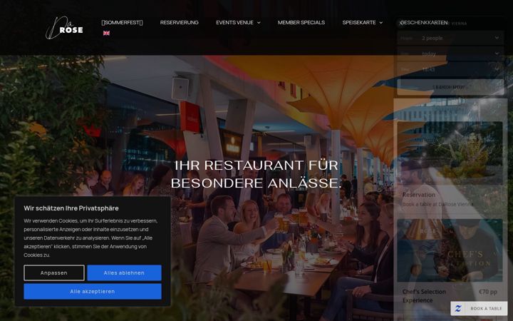 Screenshot of darosevienna.at