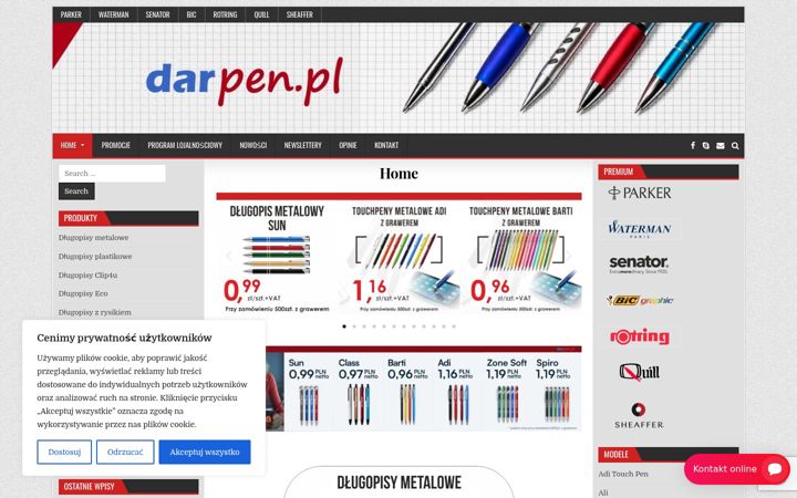 Screenshot of darpen.pl