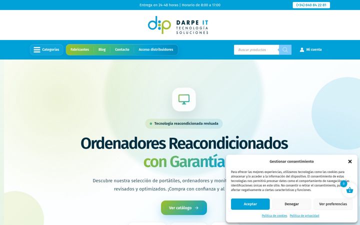 Screenshot of darpeshop.com