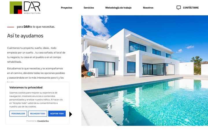 Screenshot von darquitectura.es