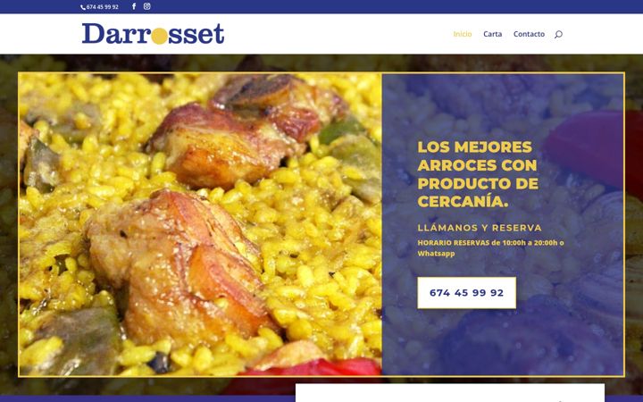 Screenshot of darrosset.com