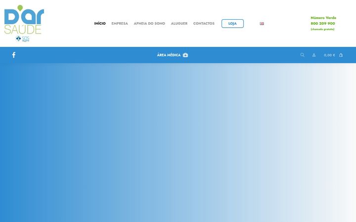 Screenshot of darsaude.pt