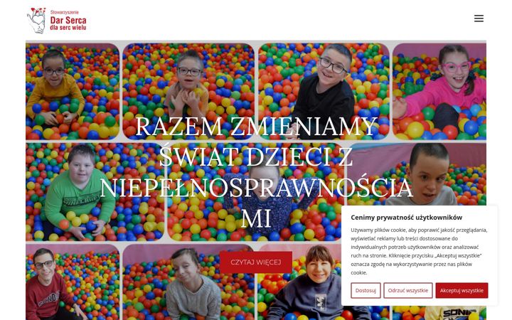Screenshot of darserca.krakow.pl