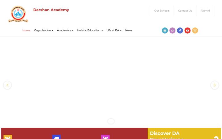 Screenshot of darshanacademy.org