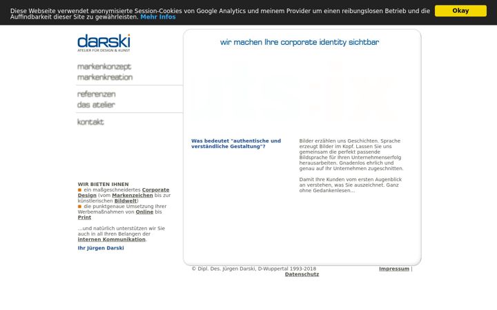 Screenshot of darski.de