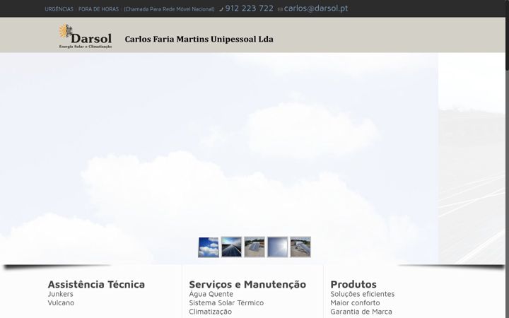 Screenshot of darsol.pt