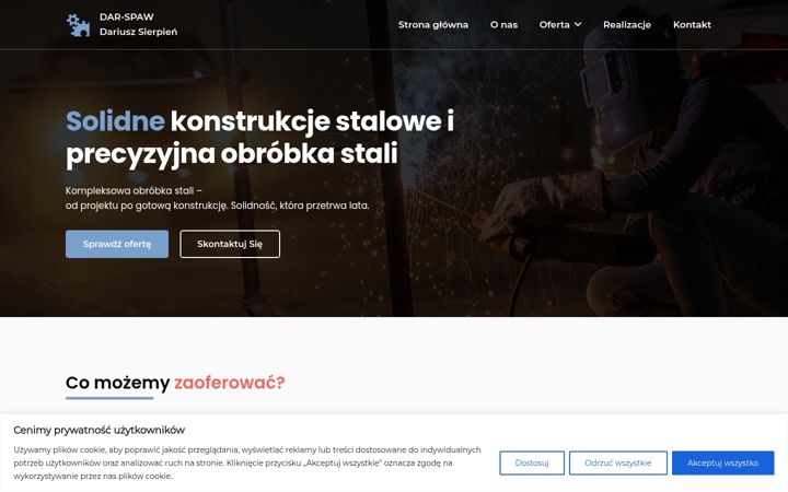 Screenshot του darspaw.pl