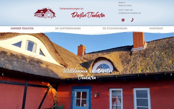 Screenshot of darsser-teekaten.de