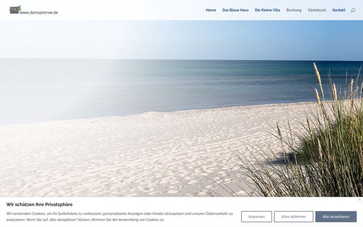 Screenshot of darssprerow.de
