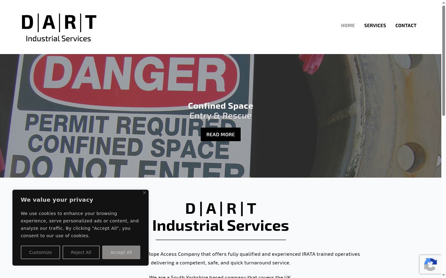 Screenshot des Einwilligungsbanners vor jeglicher Interaktion
