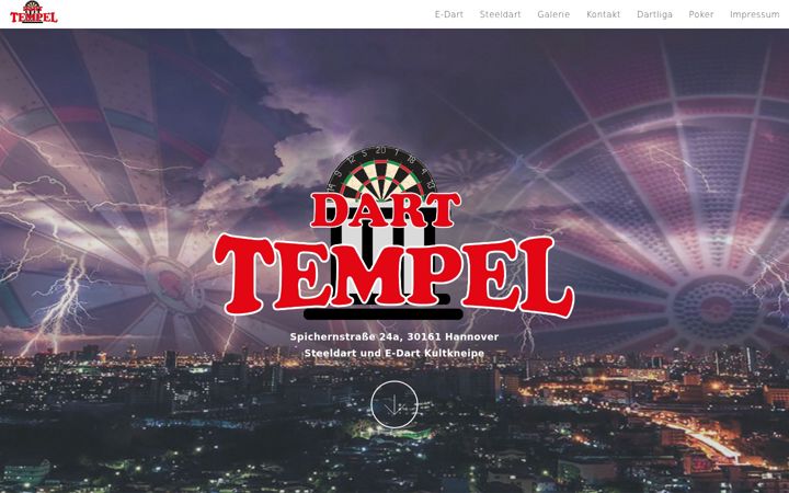 Screenshot of dart-tempel.de