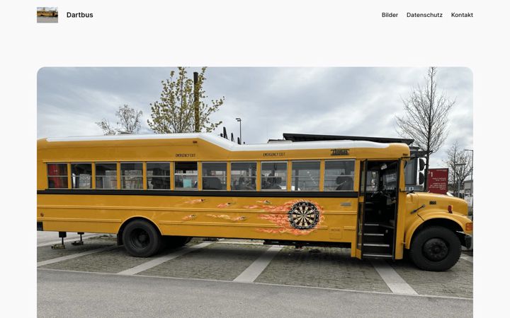 Screenshot of dartbus.de