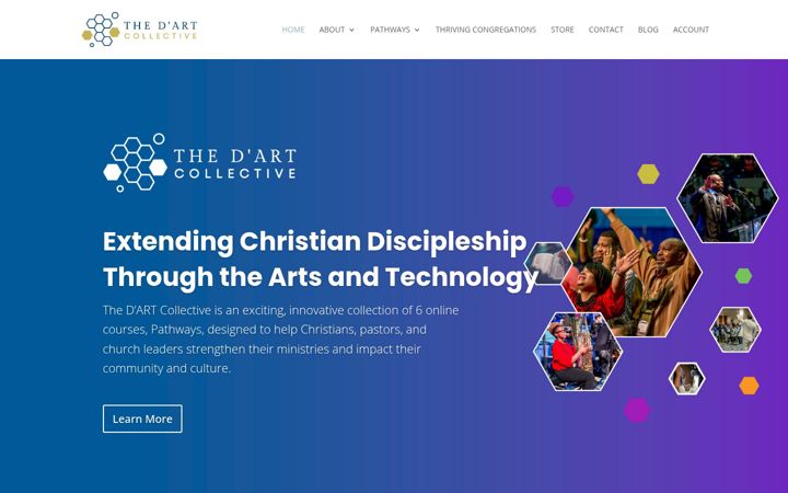 Screenshot di dartcollective.org