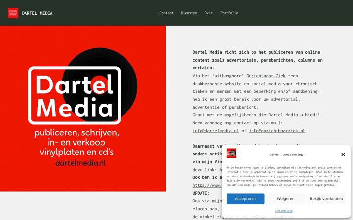 Ekrano kopija dartelmedia.nl