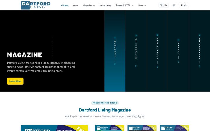 Captura de ecrã de dartfordliving.co.uk