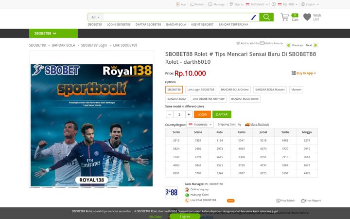 Screenshot of darth6010.com.br