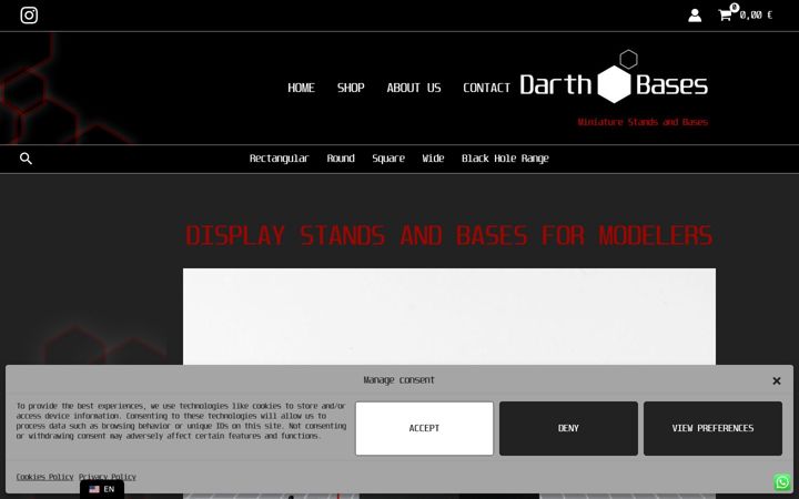 Screenshot of darthbases.com