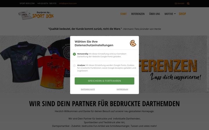 Screenshot of darthemd.de