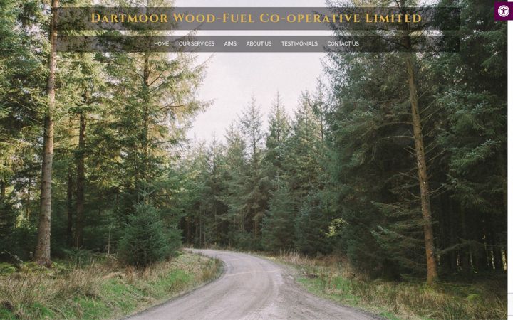 Captura de ecrã de dartmoorwoodfuel.co.uk