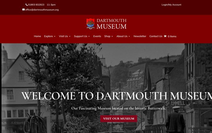 Screenshot di dartmouthmuseum.org