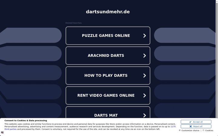 Screenshot of dartsundmehr.de