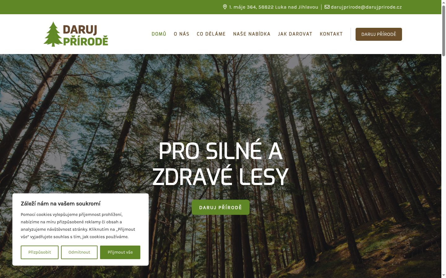 Snímka obrazovky banera súhlasu zobrazeného pred akoukoľvek interakciou