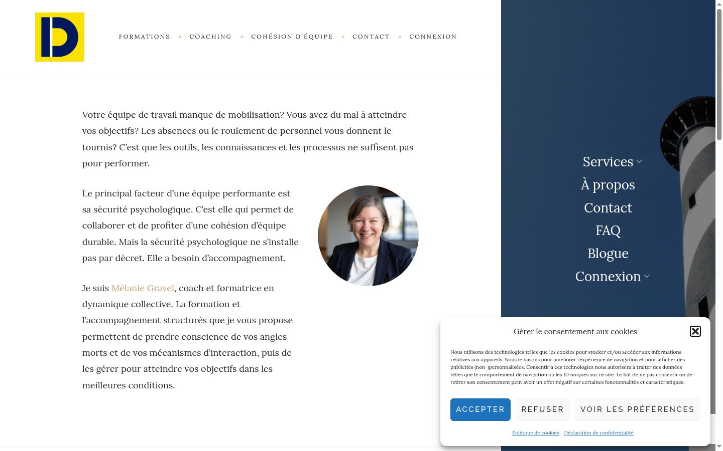 Screenshot van de toestemmingsbanner zoals getoond vóór enige interactie