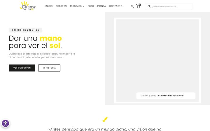 Screenshot of darunamanoparaverelsol.com