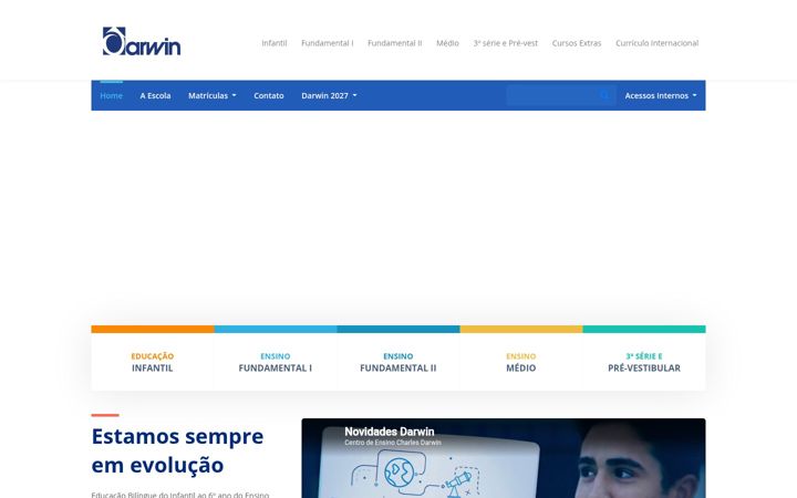 Screenshot of darwin.com.br