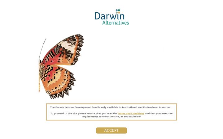 Screenshot of darwinleisuredevelopmentfund.com