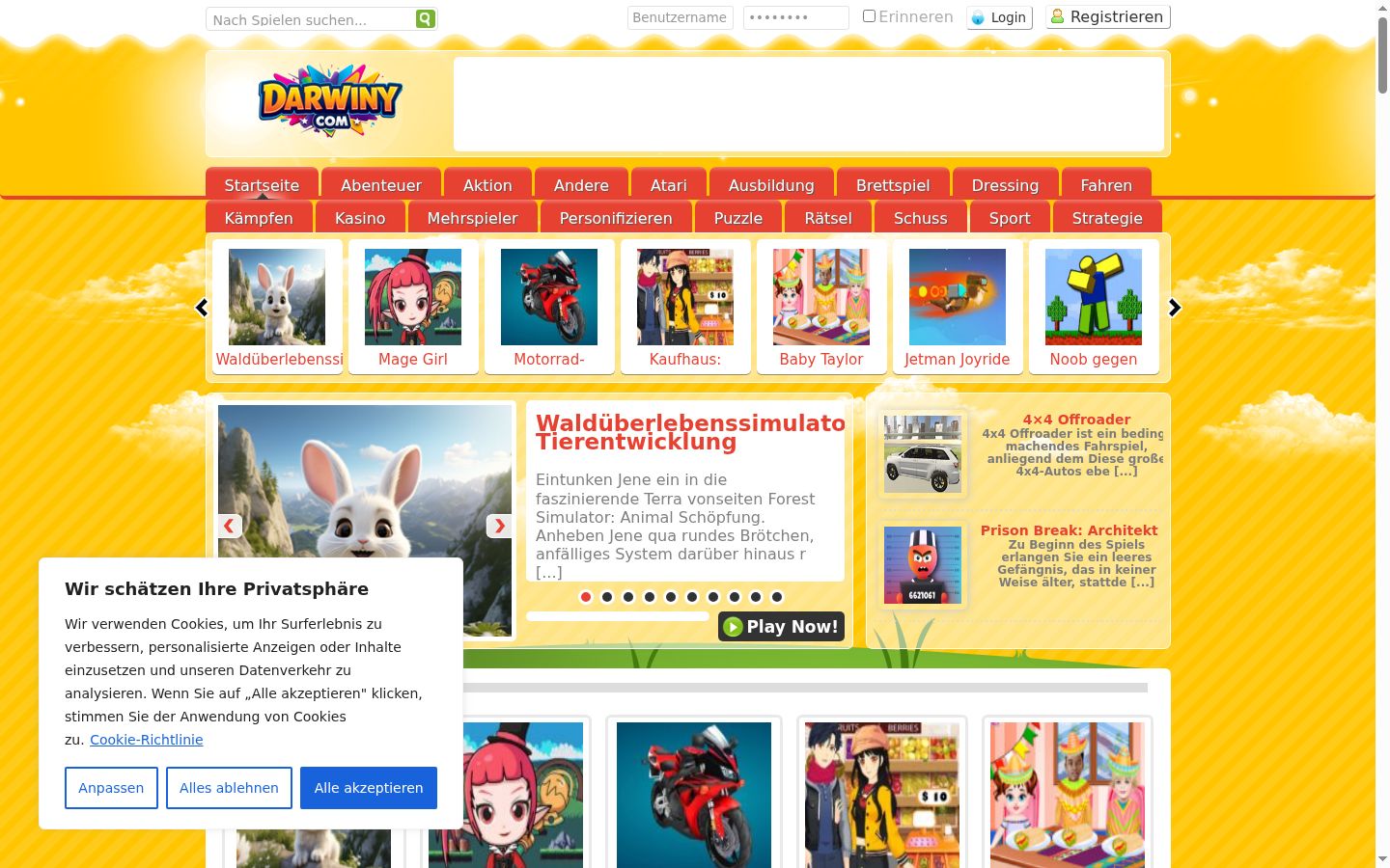Screenshot tal-banner tal-kunsens muri qabel kwalunkwe interazzjoni