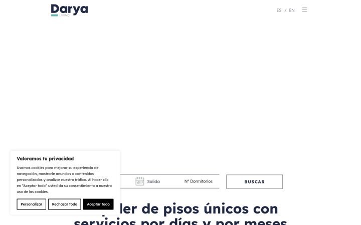 Screenshot von daryaliving.es