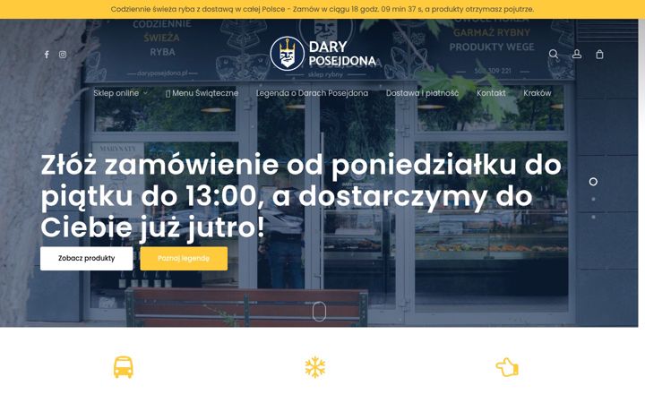 Screenshot του daryposejdona.pl
