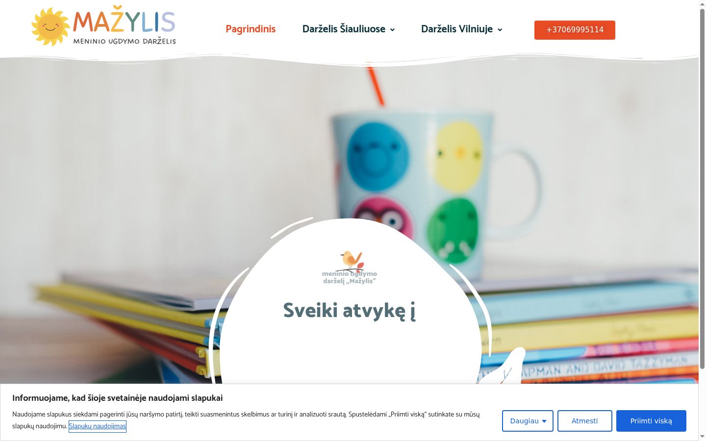 Screenshot tal-banner tal-kunsens muri qabel kwalunkwe interazzjoni