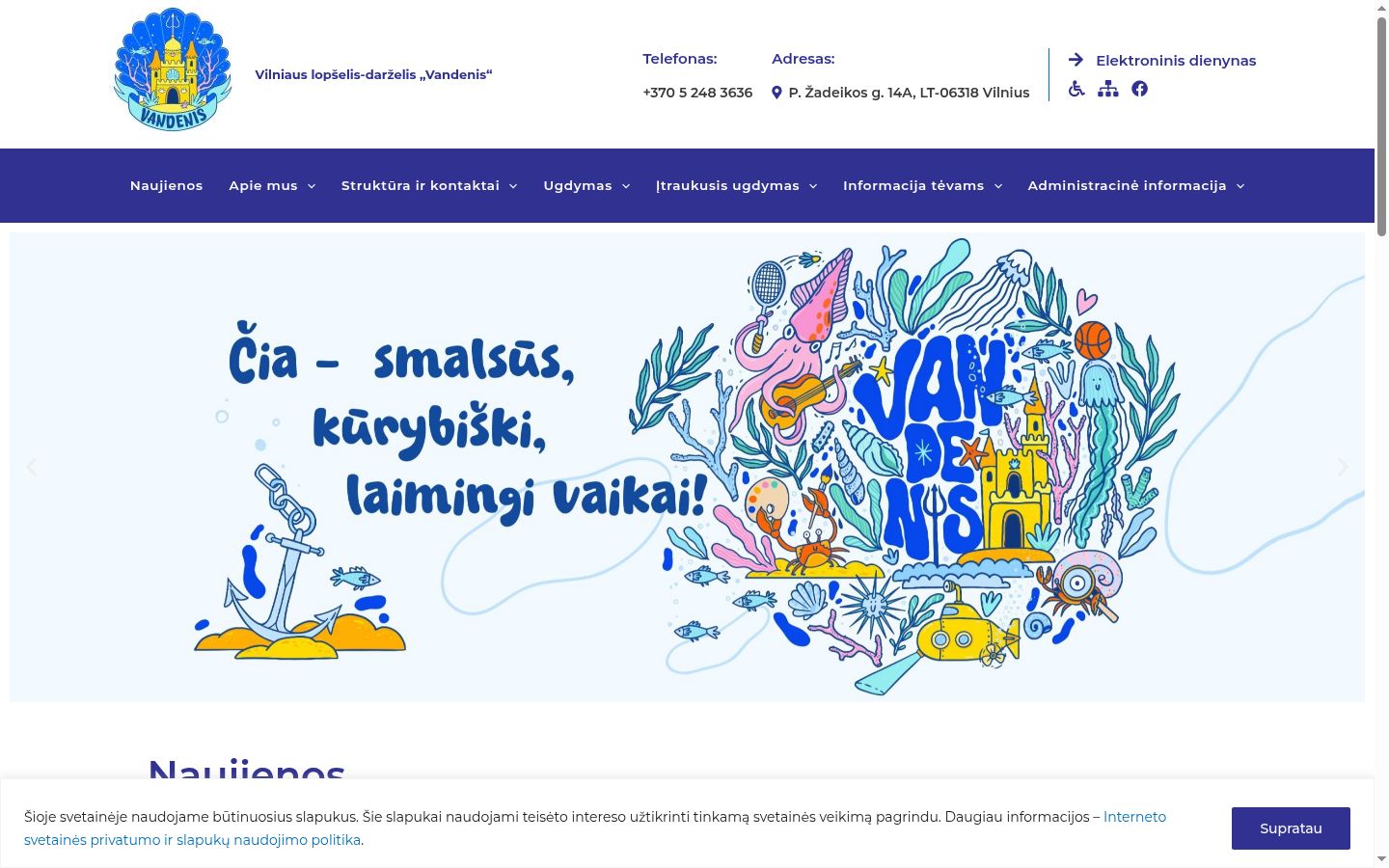Snímek obrazovky baneru souhlasu zobrazeného před jakoukoli interakcí