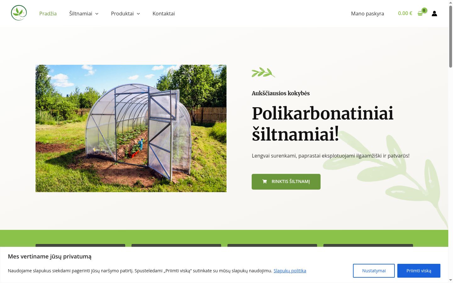 Snímek obrazovky baneru souhlasu zobrazeného před jakoukoli interakcí