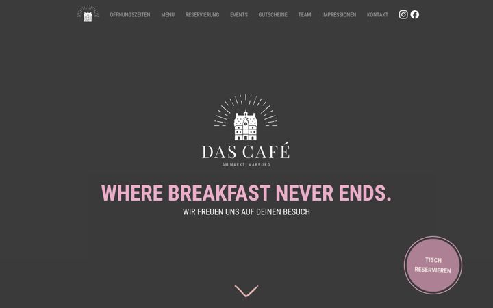 Screenshot of das-cafe-marburg.de