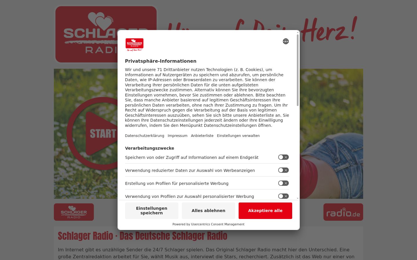 Ekraanipilt nõusolekubännerist, mida näidati enne mis tahes suhtlust