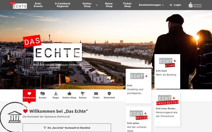 Screenshot of das-echte.de