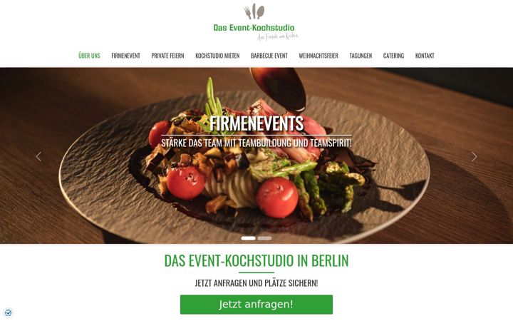 Screenshot of das-event-kochstudio.de