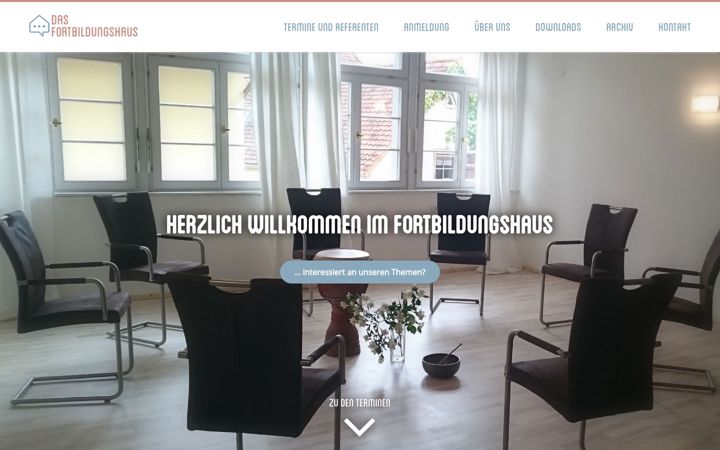 Screenshot of das-fortbildungshaus.de