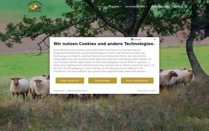 Ekrano kopija das-goldene-vlies.de