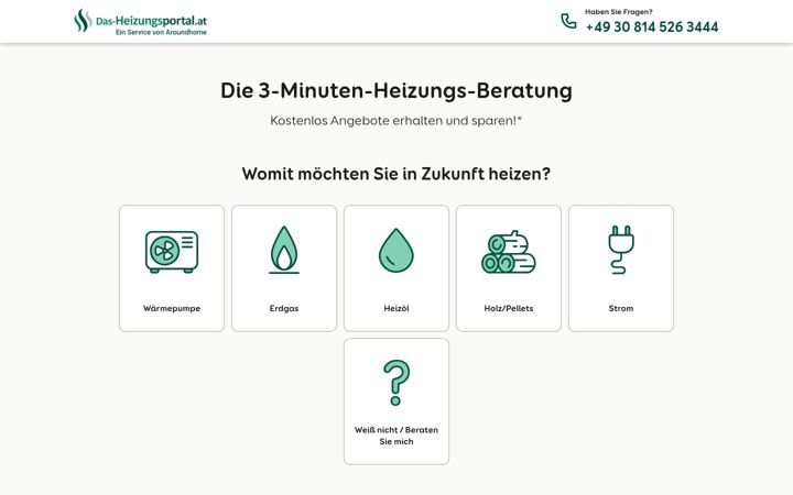 Screenshot of das-heizungsportal.at