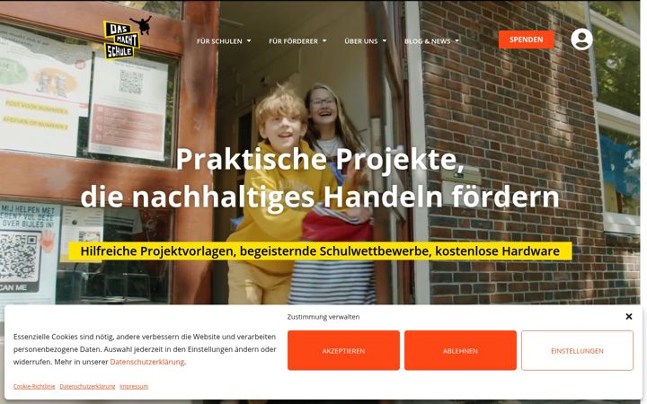 Captură de ecran a das-macht-schule.net