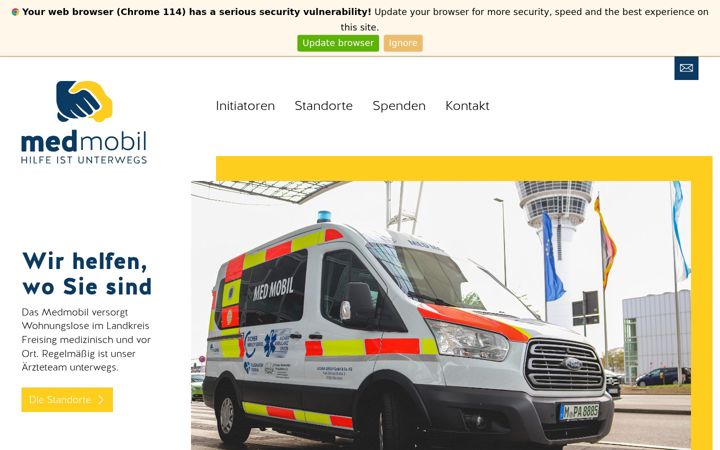 Screenshot of das-medmobil.de