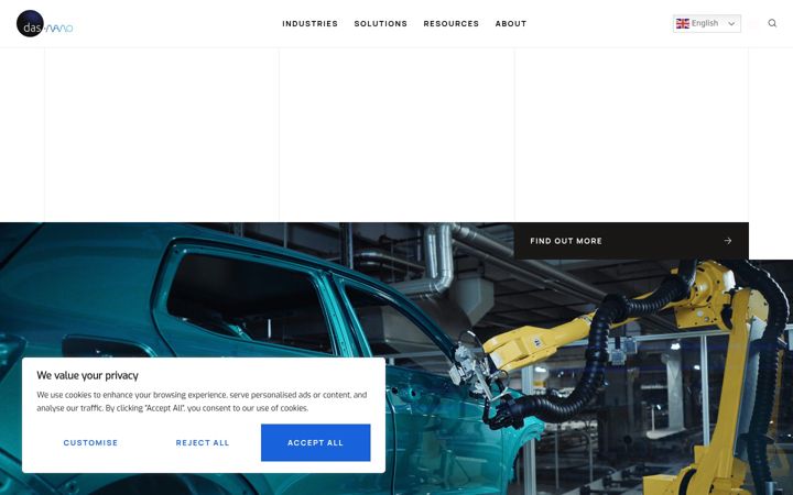 Screenshot of das-nano.com