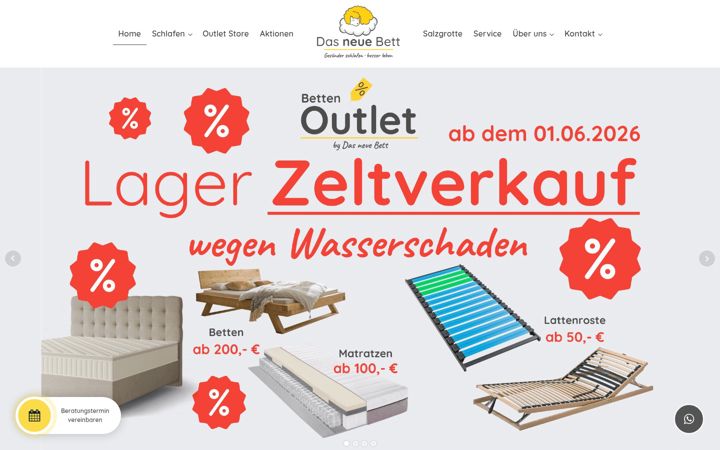 Screenshot of das-neue-bett.de