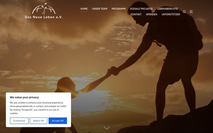 Screenshot of das-neue-leben.org