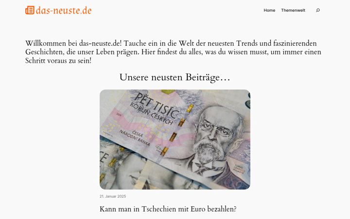 Screenshot of das-neuste.de