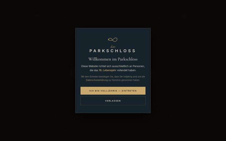Screenshot of das-parkschloss.com